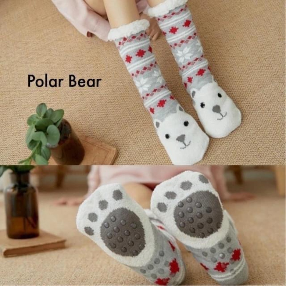 Non Slip Sherpa Lined Socks